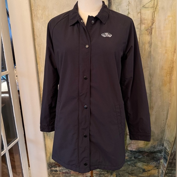 Vans black jacket - mens size XS - or substitute as a womens small - Picture 1 of 10